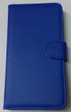 Leather Wallet Case for Huawei Ascend G7 Blue (OEM)