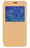 MLS IQTALK Onyx - Δερμάτινη Θήκη με Παραθυράκι champagne MLS IQTALK Onyx - Δερμάτινη Θήκη με Παραθυράκι champagne