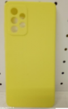 SILICONE CASE REAR BACK for Samsung A52 5G -  Yellow  (OEM)