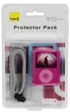 Logic3 Protector pack for iPod nano 3G light blue/ pink