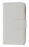 LG Optimus G E975 Δερμάτινη Θήκη Stand Πορτοφόλι Λευκό (OEM)