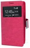 Leather Wallet Case With Silicone Back Cover for Sony Xperia XA Ultra Magenta (OEM)