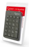 Gembird USB NumPad KPD-01 Μαύρο Gembird USB NumPad KPD-01 Μαύρο