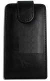 Leather Flip Case for Alcatel One Touch TPOP OT4010D Black (OEM)