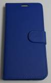 Leather Wallet/Case With Hard Back Cover for HTC One E9+ Blue (OEM)