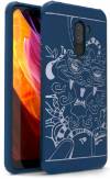 Silicone Bumper Case for Xiaomi Pocophone F1 Dragon Blue (OEM)