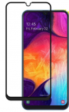 Samsung A715F Galaxy A71 Προστατευτικό Οθόνης FULL GLUE πληρησ καλυψης Μαύρο 0.33mm 2.5D Tempered Glass (OEM)