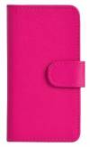 Leather Wallet/Case for Huawei Ascend P8 Magenta (OEM)