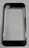 iPhone 4G / 4S Σκληρή Θήκη Πίσω Κάλυμμα Διαφανής Μαύρη IP4HCBCCB OEM iPhone 4G / 4S Σκληρή Θήκη Πίσω Κάλυμμα Διαφανής Μαύρη IP4HCBCCB OEM