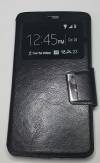 Samsung Galaxy Young 2 (G130) - Leather Flip Case With Window Black (OEM)