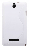 Sony Xperia E / dual Θήκη Σιλικόνης TPU S-line - Άσπρο