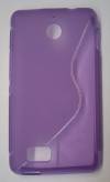 Sony Xperia E1/Xperia E1 Dual - TPU Gel Case S-Line Purple (OEM)