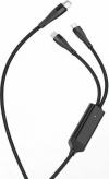 Καλώδιο σύνδεσης Hoco U102 Super 100W 2 σε 1 USB-C σε 2χUSB-C για Γρήγορη Φόρτιση 20V/5A Μαύρο 1.2m Καλώδιο σύνδεσης Hoco U102 Super 100W 2 σε 1 USB-C σε 2χUSB-C για Γρήγορη Φόρτιση 20V/5A Μαύρο 1.2m
