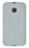 Motorola Moto E Dual SIM XT1022 - Θήκη Σιλικόνης X-Line Gel TPU Λευκό (OEM)
