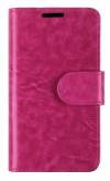 Samsung Galaxy J1 (J100H) - Leather Wallet Stand Case Magenta (OEM)