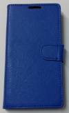 Sony Xperia E3 - Leather Wallet Stand Case With Silicone Back Cover Blue (ΟΕΜ)