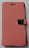 Sony Xperia M C1905 - Leather Wallet Stand Case With MagneticFlip Pink (OEM)