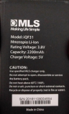 Μπαταρία για MLS EASY TS IQF31 2200MAH Μπαταρία για MLS EASY TS IQF31 2200MAH