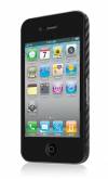 Πλήρες ολόσωμo Carbon Fibre Sticker Skin για iPhone 4S Belkin Finish 026 Μαύρο