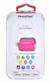 PhotoFast i-FlashDrive CR-8800 iOS Card Reader MFI Ρόζ για iPhone & iPad & iPod by Gigastone