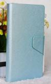 Leather Wallet Stand/Case for Alcatel One Touch Pop C9 OT-7047D Light Blue (OEM)