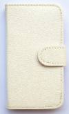 LG Optimus L5 II E460 Leather Wallet Case white (OEM)
