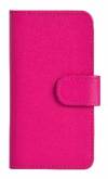 Microsoft Lumia 532 - Leather Wallet Stand Case Magenta (OEM)