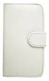 Nokia Lumia 530 - Leather Wallet Case White (OEM)