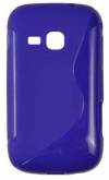 Θήκη Σιλικόνης TPU S Line Samsung Galaxy Mini 2 S6500 Μπλε (ΟΕΜ)