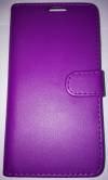 Leather Wallet Stand/Case for Huawei Honor 6 Purple (OEM)