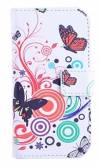 Leather Wallet Stand/Case for Huawei Ascend G620s White With Butterflies (ΟΕΜ) Leather Wallet Stand/Case for Huawei Ascend G620s White With Butterflies (ΟΕΜ)
