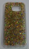 Hard TPU Gel Case Case for Samsung Galaxy S7 Edge G935F Clear With Gold Sparklin (ΟΕΜ)