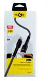 KLGO Type-C Charging Cable to Type-C BLACK