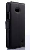 Microsoft Lumia 640 - Δερμάτινη Θήκη Πορτοφόλι Μαύρο (OEM)