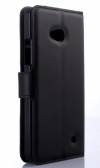 Microsoft Lumia 640 -  Leather Wallet Case Black (OEM)