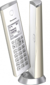 Panasonic KX-TGK220GN Champagne Gold Ασύρματο Τηλ.φωτ.οθόνη,ανοιχτή συνομ,Ελλην.μενού,Τηλεφ/τής