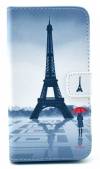 Leather Wallet Stand/Case for Huawei Ascend G620s Eiffel Tower (ΟΕΜ)