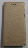 LG G4c H525N / Magna H500F - Leather Wallet Case with back cover Silicone Gold (OEM)