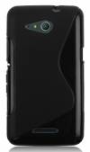 Sony Xperia E4g - Tpu Gel Case S-Line Black (OEM)