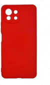 Mat Soft TPU Phone Case Cover for  XIAOMI MI 11 - RED  (OEM)