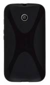 Motorola Moto E Dual SIM XT1022 - Θήκη Σιλικόνης X-Line Gel TPU Μαύρο (OEM)