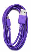 Καλώδιο σύνδεσης Κορδόνι Ancus USB σε Micro USB Μώβ Καλώδιο σύνδεσης Κορδόνι Ancus USB σε Micro USB Μώβ