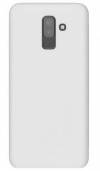 Silicone Rear Cover for Samsung Galaxy J8 (2018) J810F White-Transparent (oem)