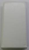 Microsoft Lumia 540 - Leather Flip Case With Silicone Back Cover White (OEM)