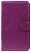 Nokia 220 - Leather Wallet  Case MAUVE (OEM)