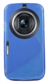Samsung Galaxy K Zoom - TPU GEL Case S-Line Blue (OEM) Samsung Galaxy K Zoom - TPU GEL Case S-Line Blue (OEM)