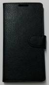 Sony Xperia E3 - Δερμάτινη Stand Θήκη Πορτοφόλι Με Πίσω Κάλυμμα Σιλικόνης Μαύρο (ΟΕΜ)