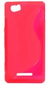 Sony Xperia M C1905 - Gel TPU Case S-Line Magenta (OEM)