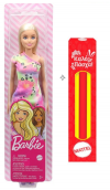 Λαμπάδα Mattel Barbie με Λουλουδάτο Φορέμα