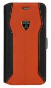 Apple iPhone 6 - Θήκη Book Δέρμα Lamborghini Μαύρη - Πορτοκαλί Huracan-D1 (Lamborghini) Apple iPhone 6 - Θήκη Book Δέρμα Lamborghini Μαύρη - Πορτοκαλί Huracan-D1 (Lamborghini)